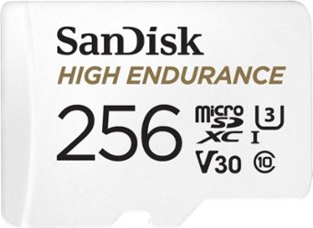 SanDisk - 256GB microSDXC High Endurance UHS-I Memory Card - Front_Zoom