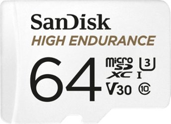 SanDisk - 64GB microSDXC High Endurance UHS-I Memory Card - Front_Zoom