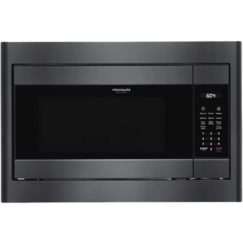 Black stainless built in microwave deals