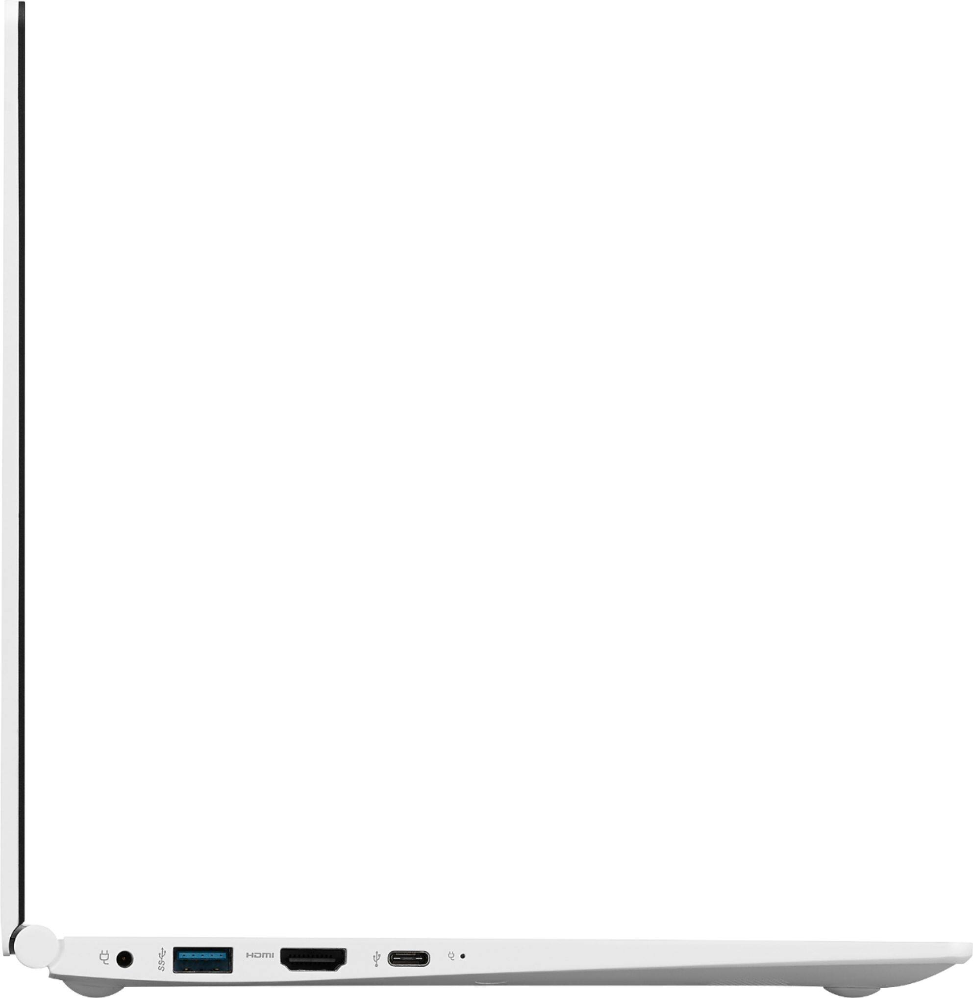 Alt View 10. LG - gram 14" Laptop - Intel Core i5 - 8GB Memory - 256GB Solid State Drive - White.