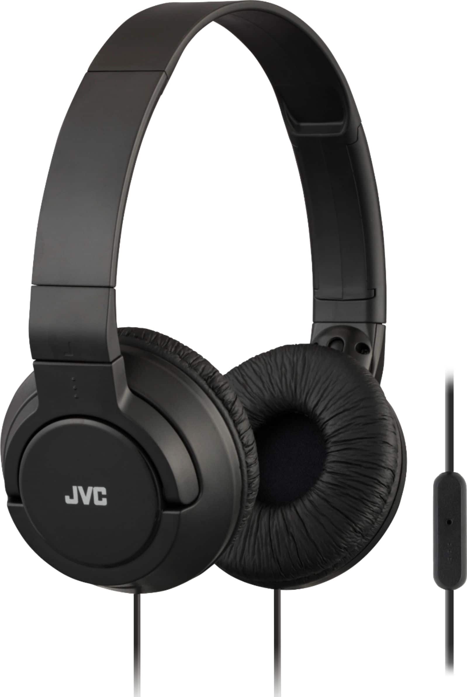 Angle. JVC - Wired Over-the-head Headset - Black.