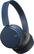 Angle. JVC - HA S35BT Wireless On-Ear Headphones - Blue.