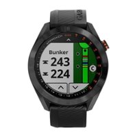 Garmin - Approach S40 GPS Watch - Black - Front_Zoom
