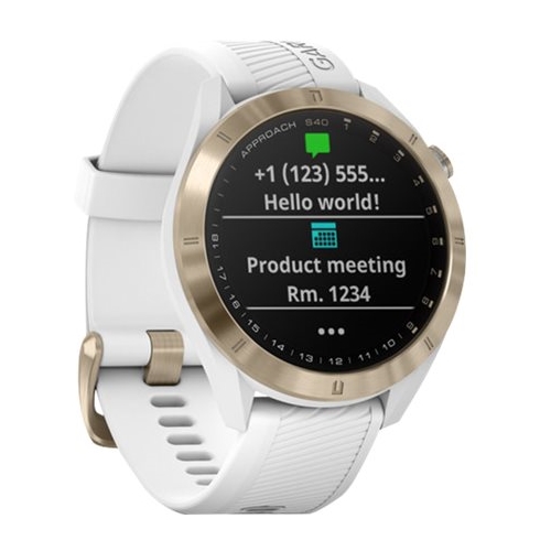 Best Buy: Garmin Approach S40 GPS Watch White 010-02140-02
