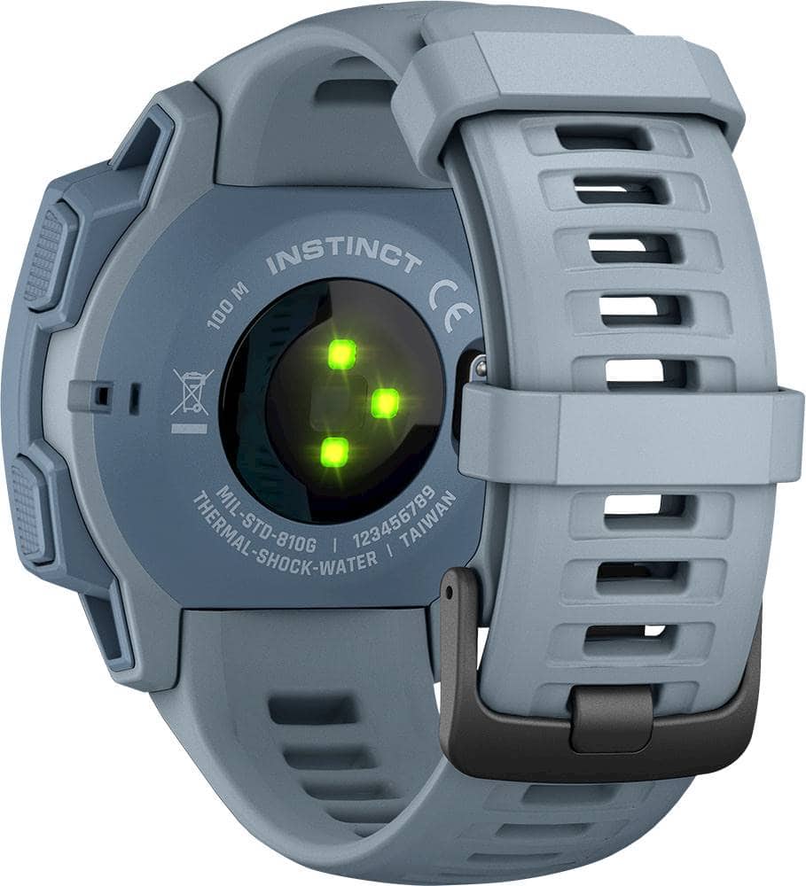 Alt View 11. Garmin - Instinct GPS Smartwatch 45mm Fiber-Reinforced Polymer - Sea Foam.