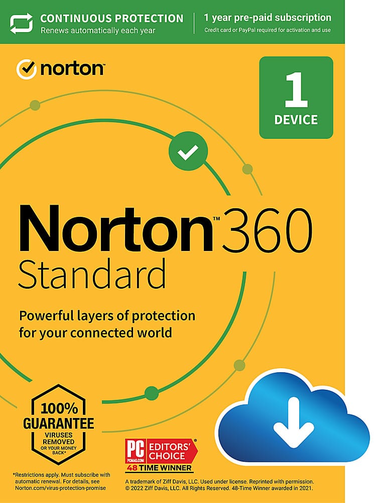  McAfee Total Protection, 3 Device, Antivirus Internet  Security Software, VPN, Password Manager, Dark Web Monitoring, 1 Year  Subscription