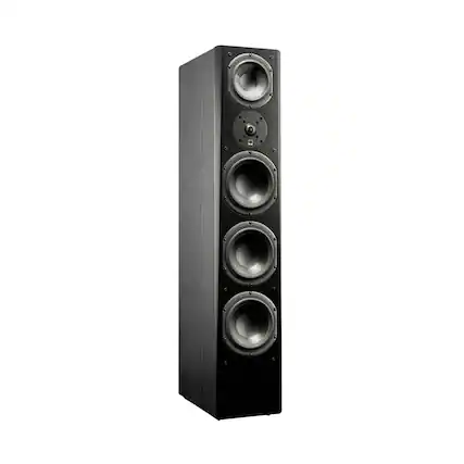 Front. SVS - Prime 6-1/2" Passive 3-Way Floor Speaker (Each) - Premium Black Ash.