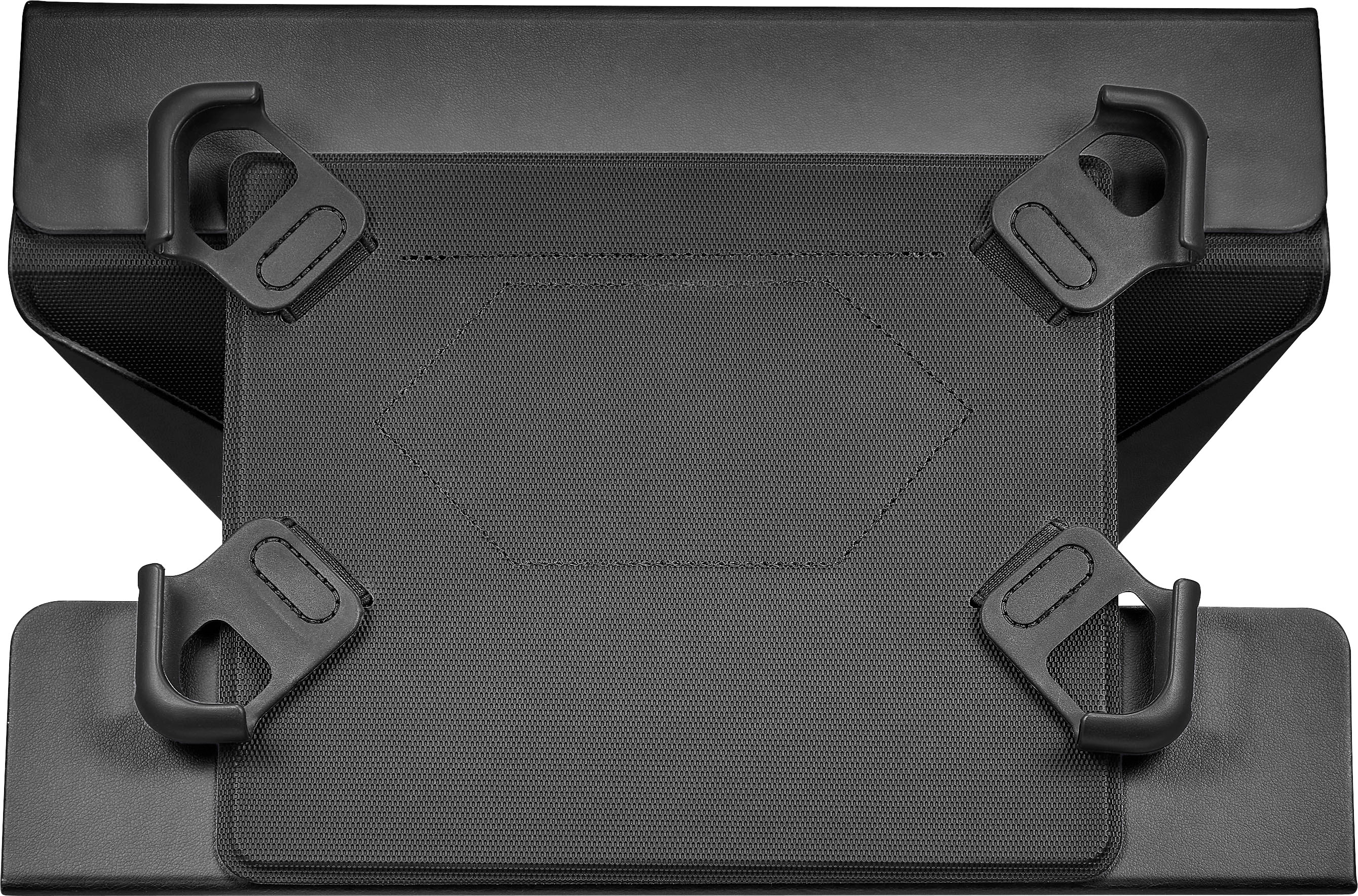 Angle View: Insignia™ - Universal FlexView Folio Case for most 9" to 11" tablets - Black