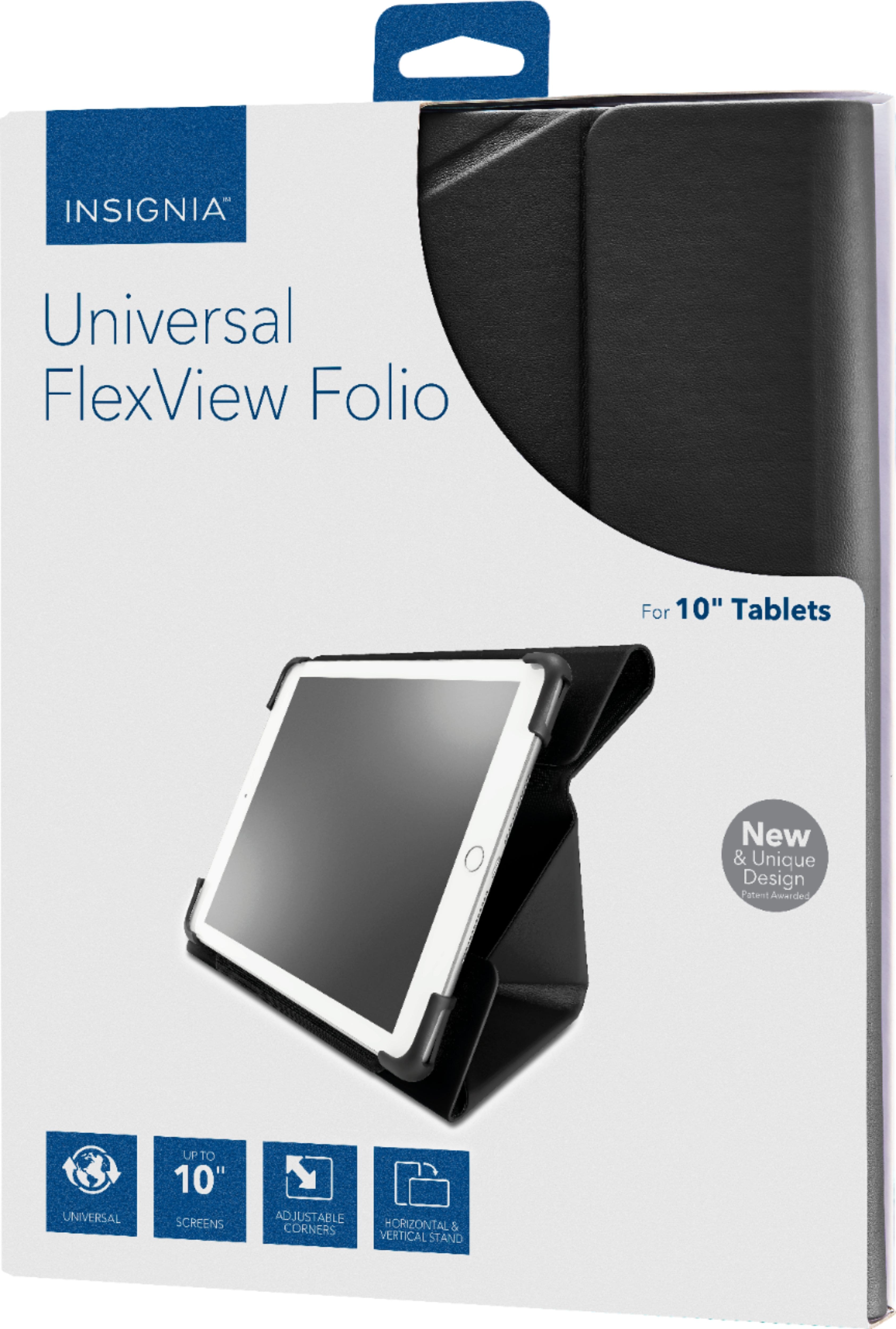 Insignia™ Universal FlexView Folio Case for most 9