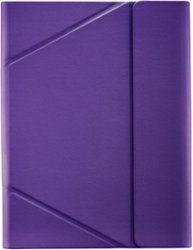 Insignia™ - Universal FlexView Folio Case for most 9" to 11" tablets - Purple - Front_Zoom
