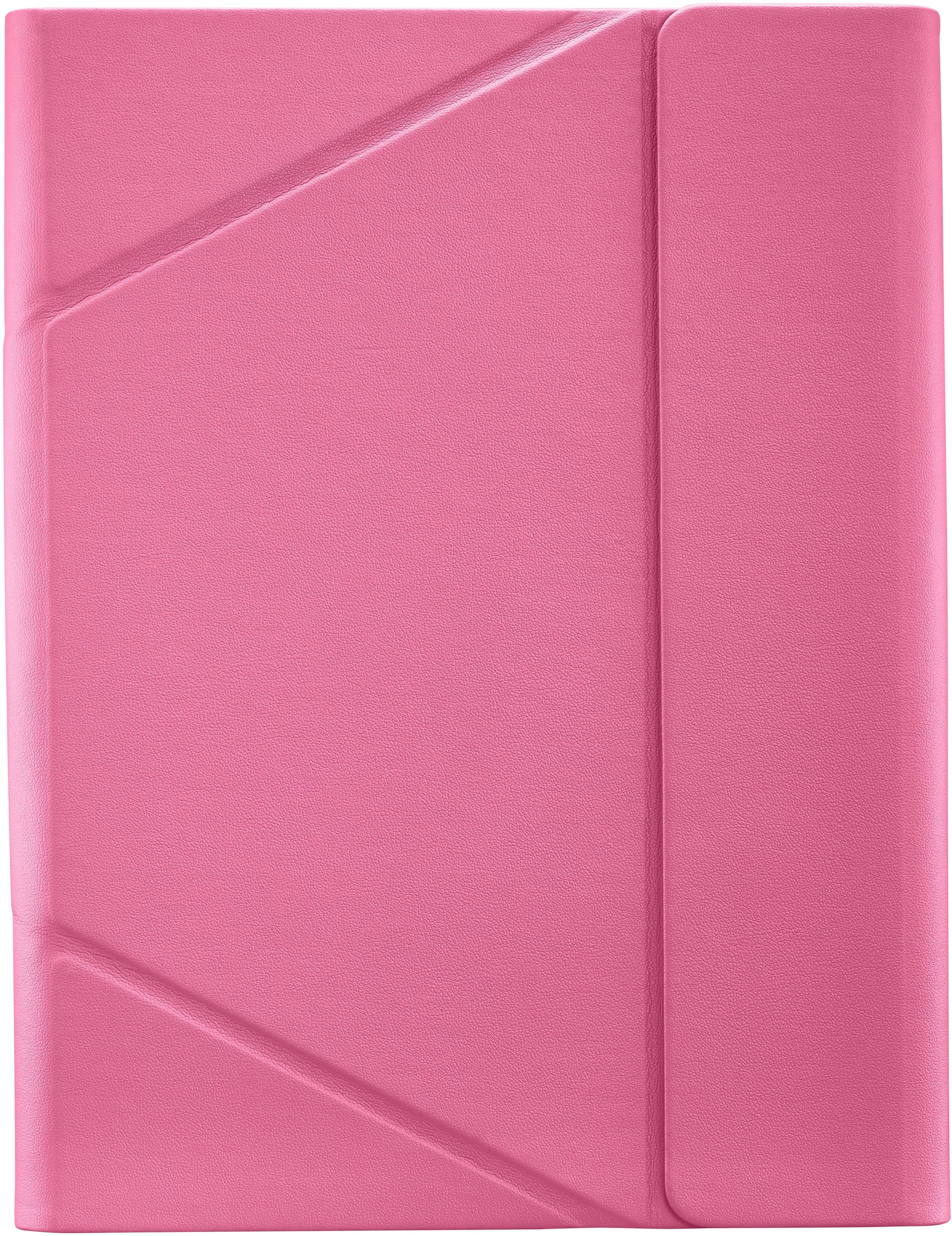 Front. Insignia™ - Universal FlexView Folio Case for most 9" to 11" tablets - Pink.
