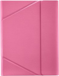 Insignia™ - Universal FlexView Folio Case for most 9" to 11" tablets - Pink - Front_Zoom