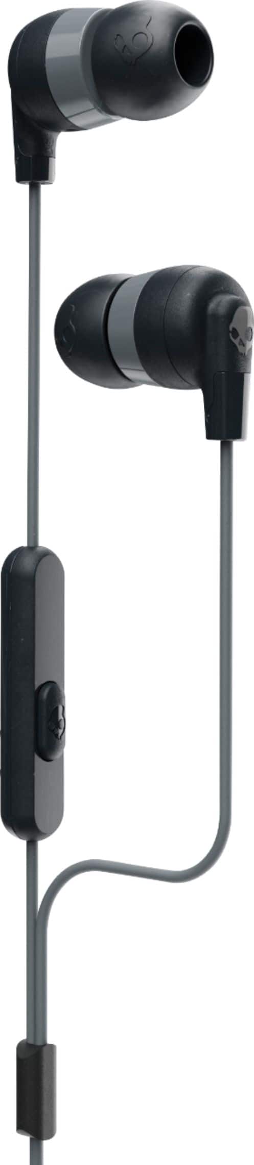 Front. Skullcandy - Ink'D+ Wired In-Ear Headphones - Black.