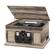 Front. Victrola - Bluetooth Stereo Audio System - Farmhouse Shiplap Gray.