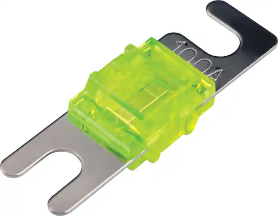 Front. KICKER - AFS Fuse (2-Pack) - Silver/Neon Green.