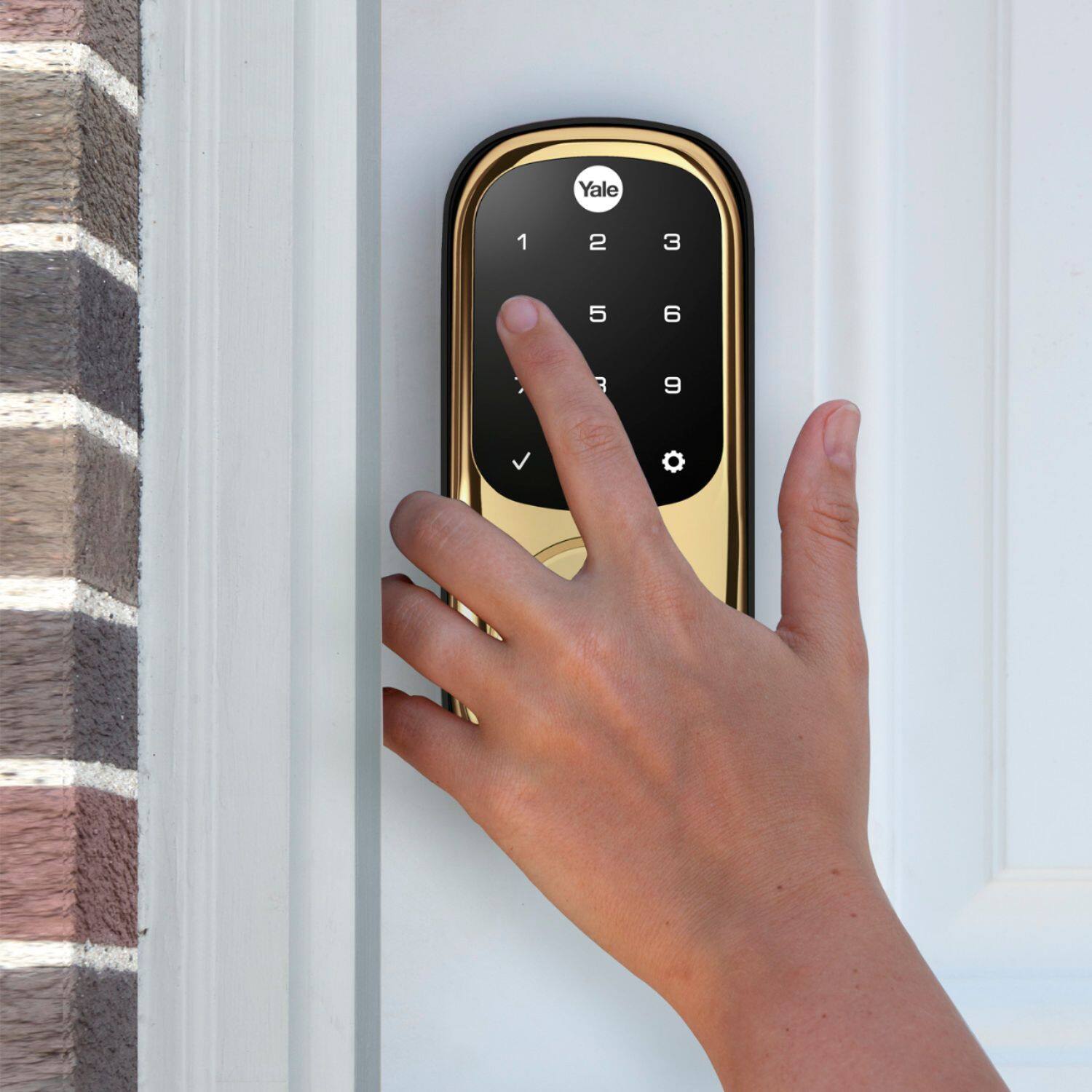 Alt View 15. Yale - Assure Lock Touch Screen Smart Lock - Polished Brass.