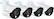 Front. Night Owl - Indoor/Outdoor 1080p Wired Spotlight Camera (4-Pack) - White.