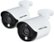Front Zoom. Night Owl - Indoor/Outdoor 1080p Wired Spotlight Camera (2-Pack) - White.