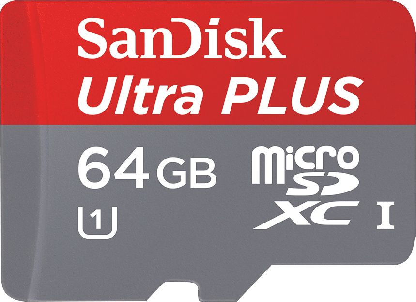 SanDisk - Ultra Plus 64GB microSDXC UHS-I Memory Card was $27.99 now $17.99 (36.0% off)