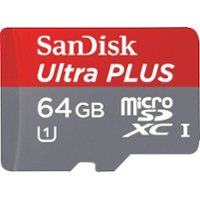 SanDisk Ultra Plus 64GB UHS-I / Class 10 microSDXC Memory Card