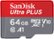 Front Zoom. SanDisk - Ultra PLUS 64GB microSDXC UHS-I Memory Card.
