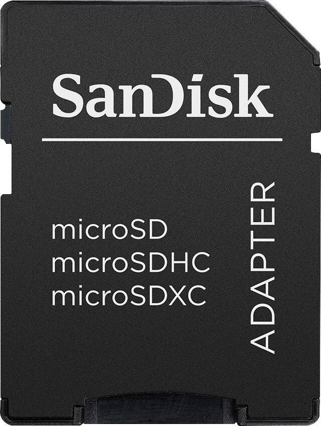 Alt View 11. SanDisk - Ultra PLUS 64GB microSDXC UHS-I Memory Card - Gray/red.