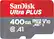 Front. SanDisk - Ultra PLUS 400GB microSDXC UHS-I Memory Card - Gray.