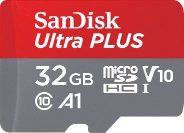 SanDisk Ultra PLUS 32GB microSDHC UHS-I Memory Card SDSQUB3-032G