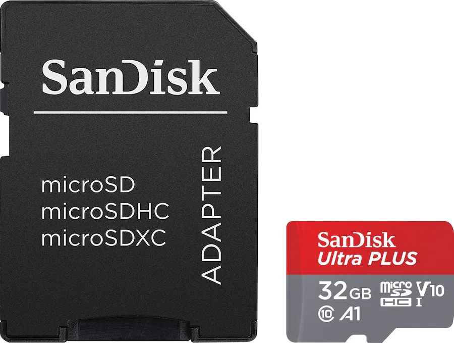 SanDisk Ultra PLUS 32GB microSDHC UHS I Memory Card SDSQUB3-032G