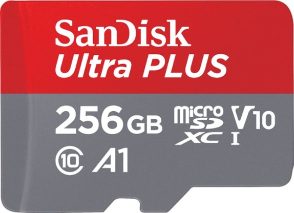 SanDisk - Ultra PLUS 256GB microSDXC UHS-I Memory Card