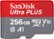 Front Zoom. SanDisk - Ultra PLUS 256GB microSDXC UHS-I Memory Card.