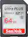 Front. SanDisk - Ultra Plus 64GB SDXC UHS-I Memory Card - Black.
