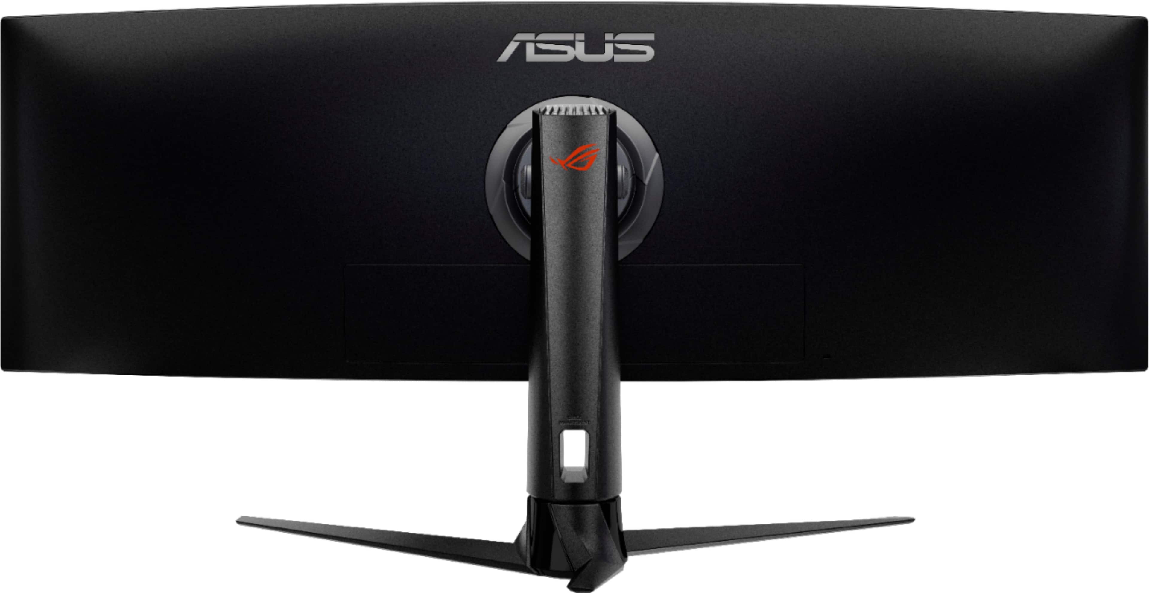 Back. ASUS - ROG Strix 49” Curved FHD 144Hz FreeSync Gaming Monitor with HDR (DisplayPort,HDMI,USB) - Black.