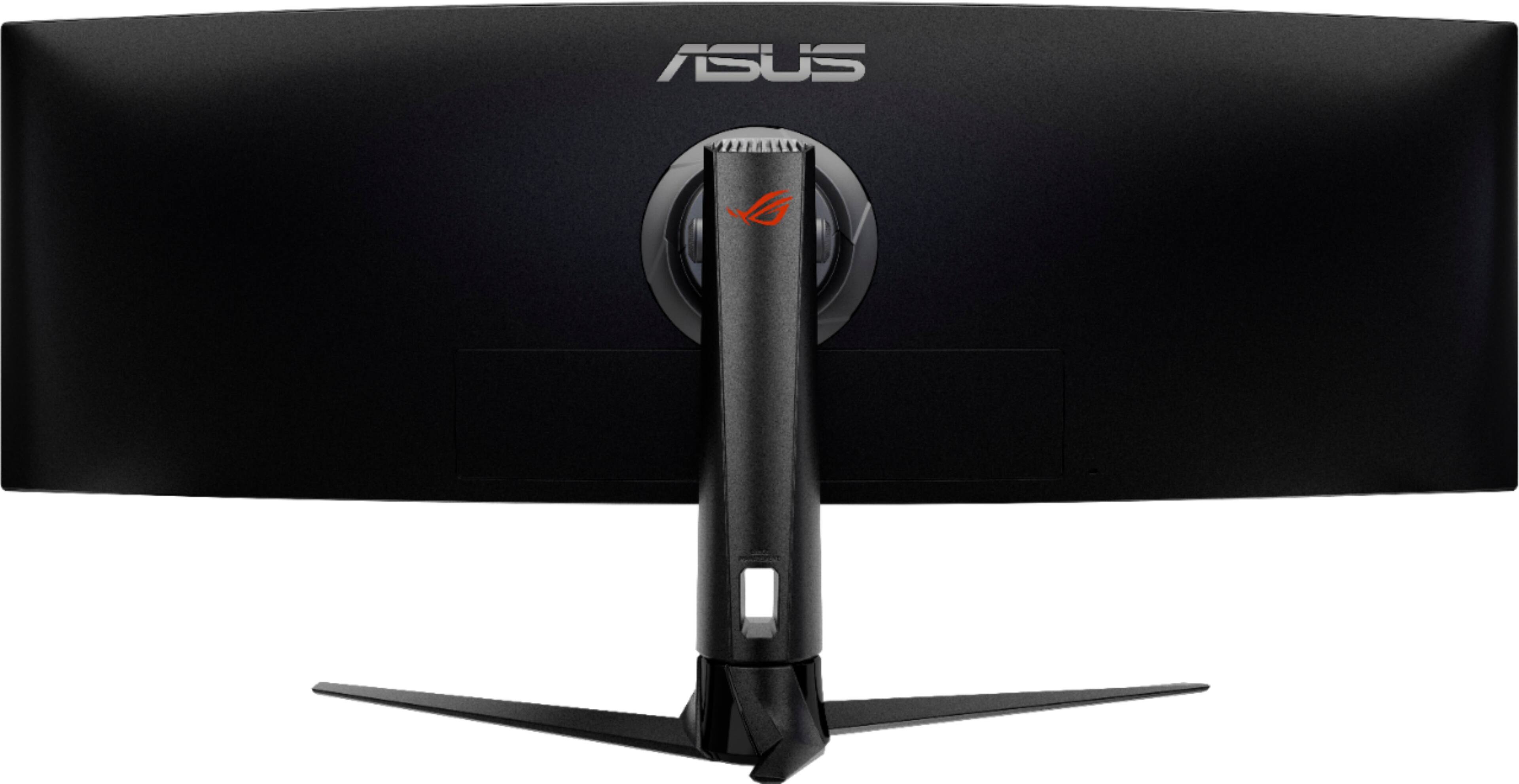 Back. ASUS - ROG Strix 49” Curved FHD 144Hz FreeSync Gaming Monitor with HDR (DisplayPort,HDMI,USB) - Black.