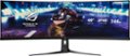 Front Zoom. ASUS - ROG Strix 49” Curved FHD 144Hz FreeSync Gaming Monitor with HDR (DisplayPort,HDMI,USB) - Black.