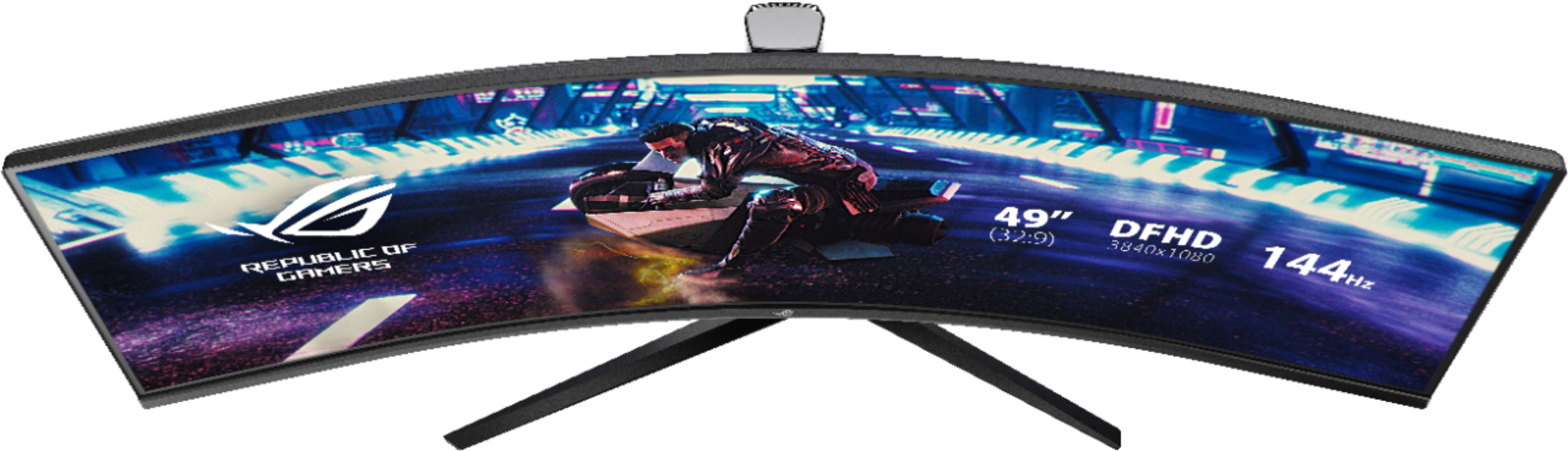 Best Buy: ASUS ROG Strix with HDR 49” Gaming 144Hz FHD (DisplayPort,HDMI,USB) Curved XG49VQ Monitor FreeSync Black