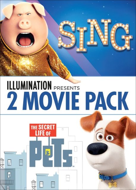Illumination Presents: 2-Movie Pack Sing/The Secret Life of Pets [DVD] -  Best Buy