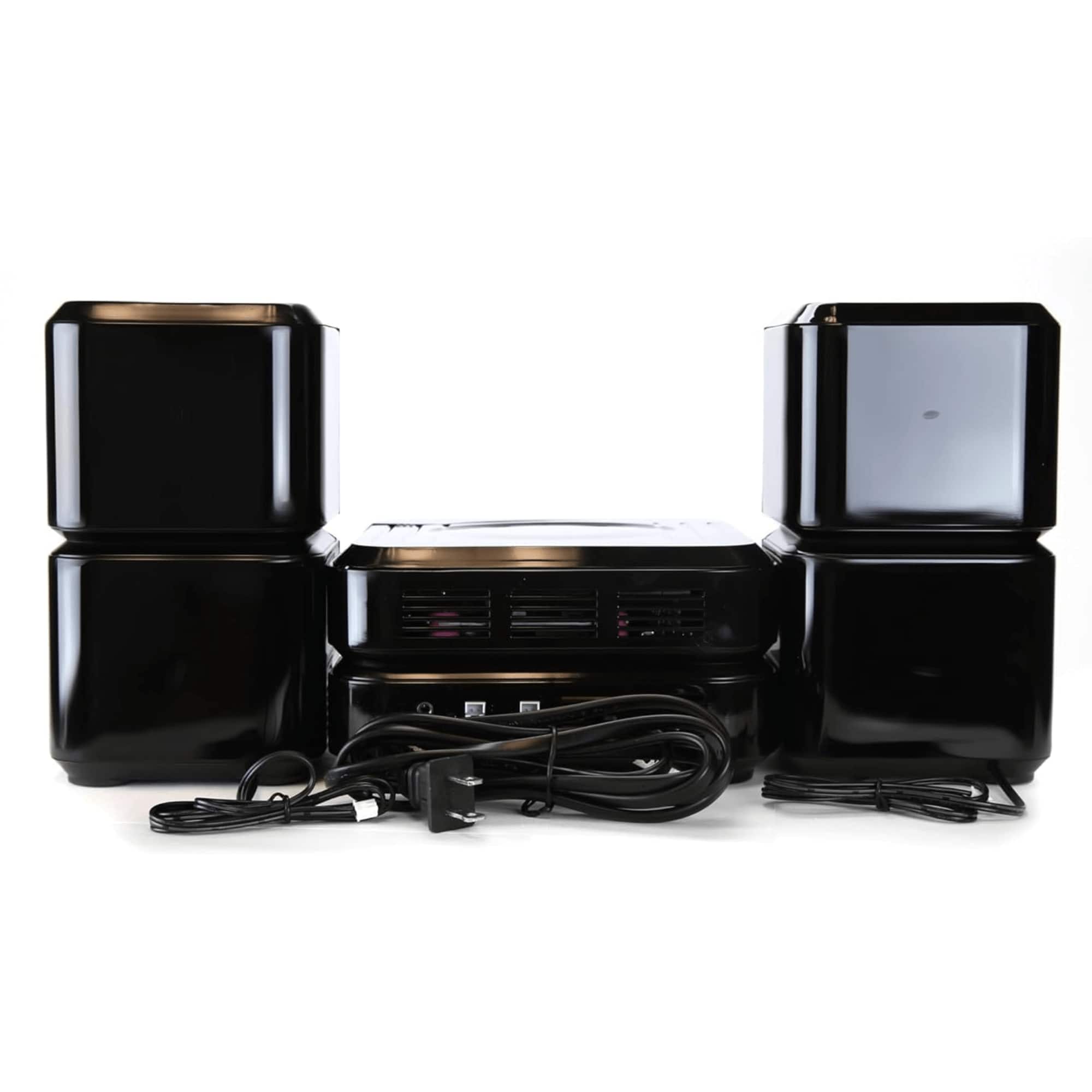 Back. Emerson - Bluetooth CD Microsystem w AM/FM Radio & LCD for CD/Radio/Clock Function - Black.