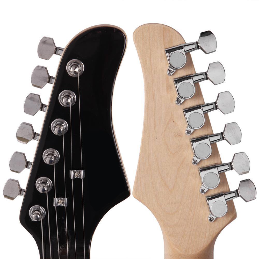 Alt View 2. Winado - 39 Inch Electric Guitar, Full Size Solid Body H-H Pickups 6 Strings Beginner Guitar Kit With Gig Bag, Strap, Tremolo.