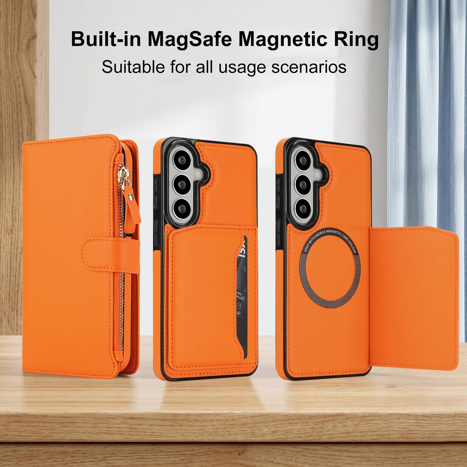 Built-in MagSafe Magnetic Ring  
Suitable for all usage scenarios