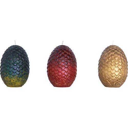 Game of Thrones - Dragon Egg Candle (3-Pack) - Red/Green/Gold