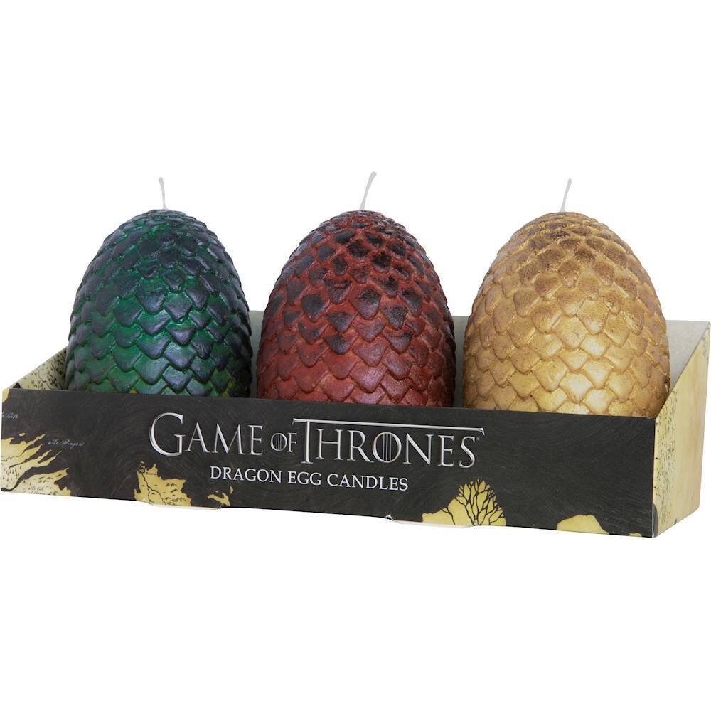 Best Buy: Game of Thrones Dragon Egg Candle (3-Pack) Red/Green/Gold ...