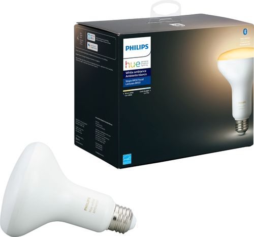 Philips - Hue White Ambiance BR30 Bluetooth Smart LED Bulb - Adjustable White was $24.99 now $19.99 (20.0% off)