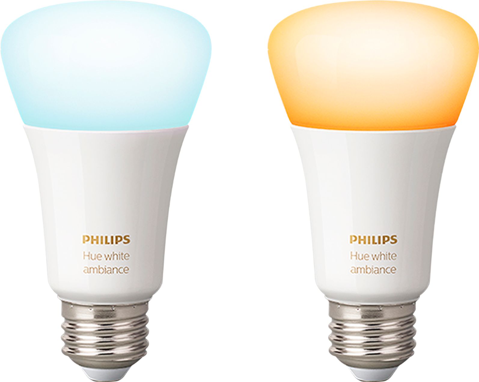 2-Pack - 548560 Philips VG Hue White Ambiance A19 Bluetooth Smart LED Bulb 
