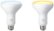 Alt View Zoom 11. Philips - Hue White Ambiance BR30 Bluetooth Smart LED Bulb (2-Pack) - Adjustable White.