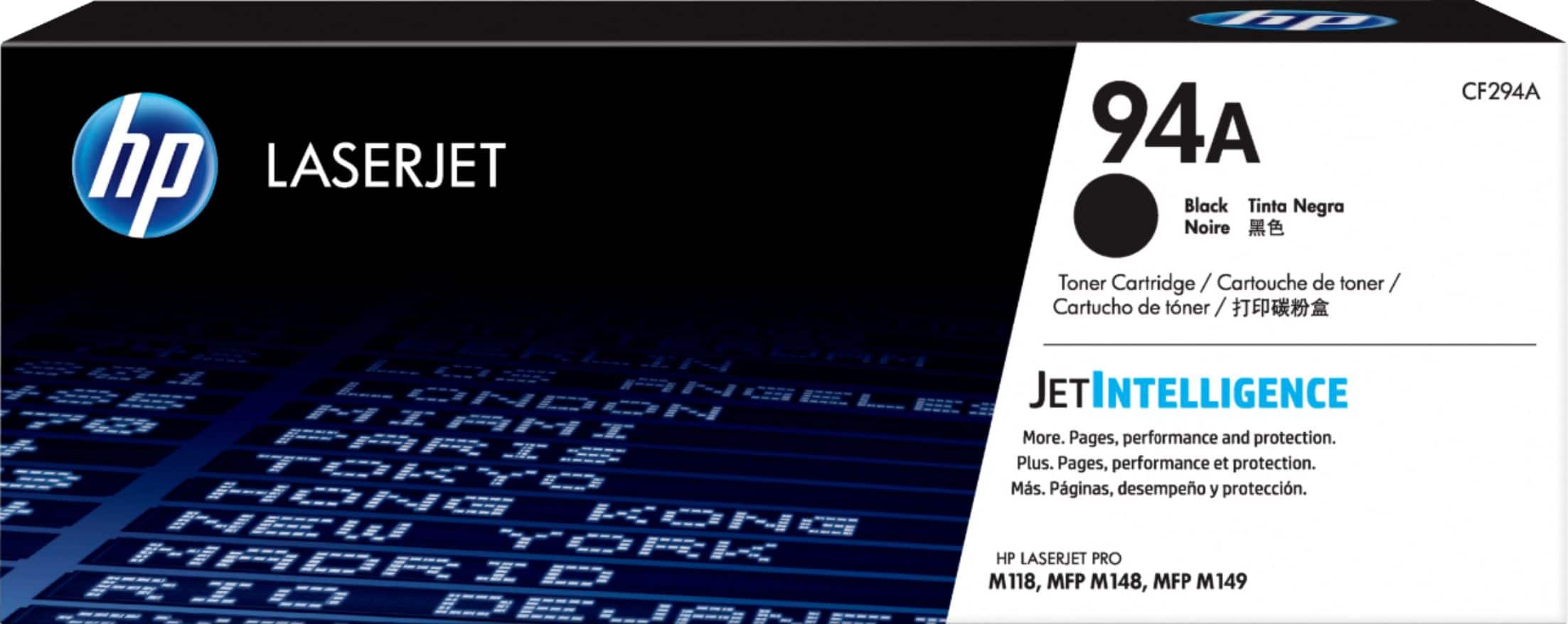 HP - 94A Standard Capacity Toner Cartridge - Black - Front_Zoom