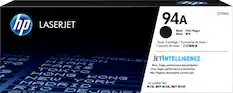 Front. HP - 94A Standard Capacity Toner Cartridge - Black.