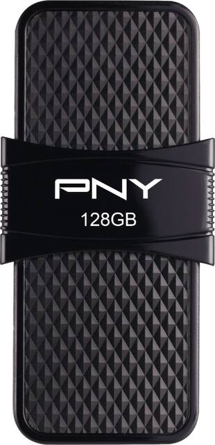 Pny Duo Link On The Go 128gb Usb 3 1 Usb C Flash Drive Black P Fd128otgsltc Ge Best Buy