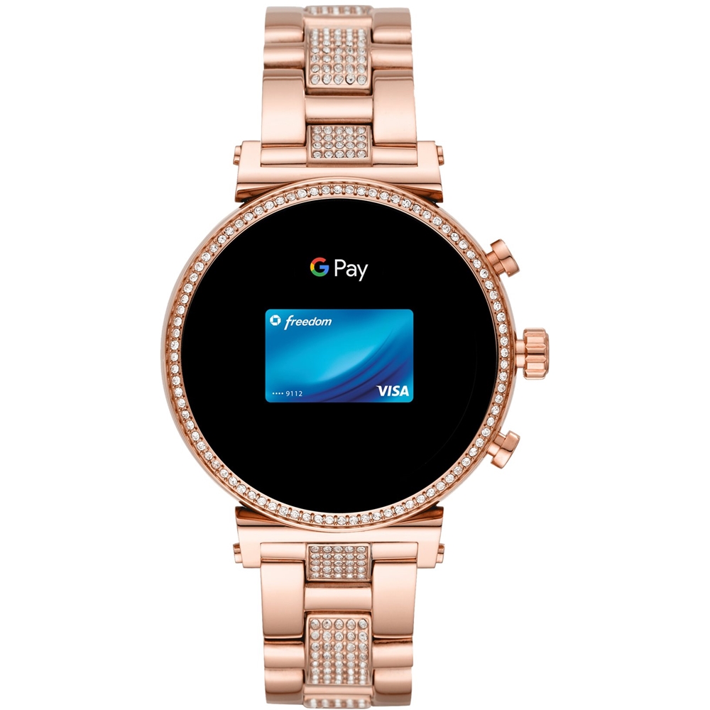 sofie pave rose gold watch