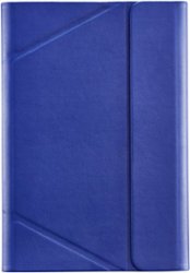 Insignia™ - FlexView Folio Case for Most 8" Tablets - Blue - Front_Zoom